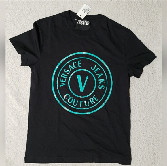 Versace Jeans Couture Iconic Iridescent Emblem Tee - Picture 2 of 10
